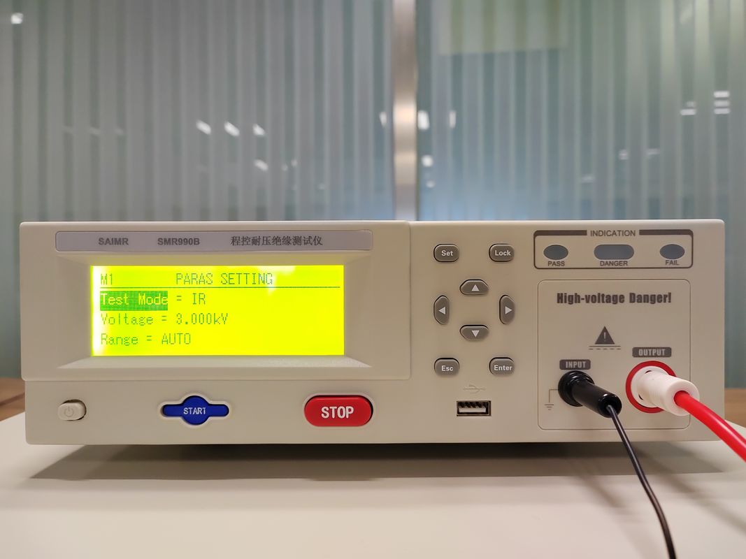 7.5 kg tragbarer Hypot-Tester Isolierung Hypot-Widerstandsspannungstester mit Bogenerkennungsfunktion Stufe 1-9