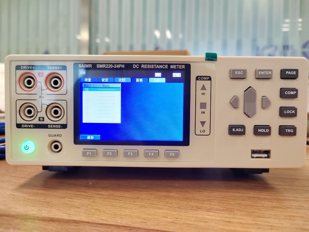 Hochpräzise Gleichstromwiderstandstester RS232 Schnittstelle 4 Draht oder 2 Draht Testmodus